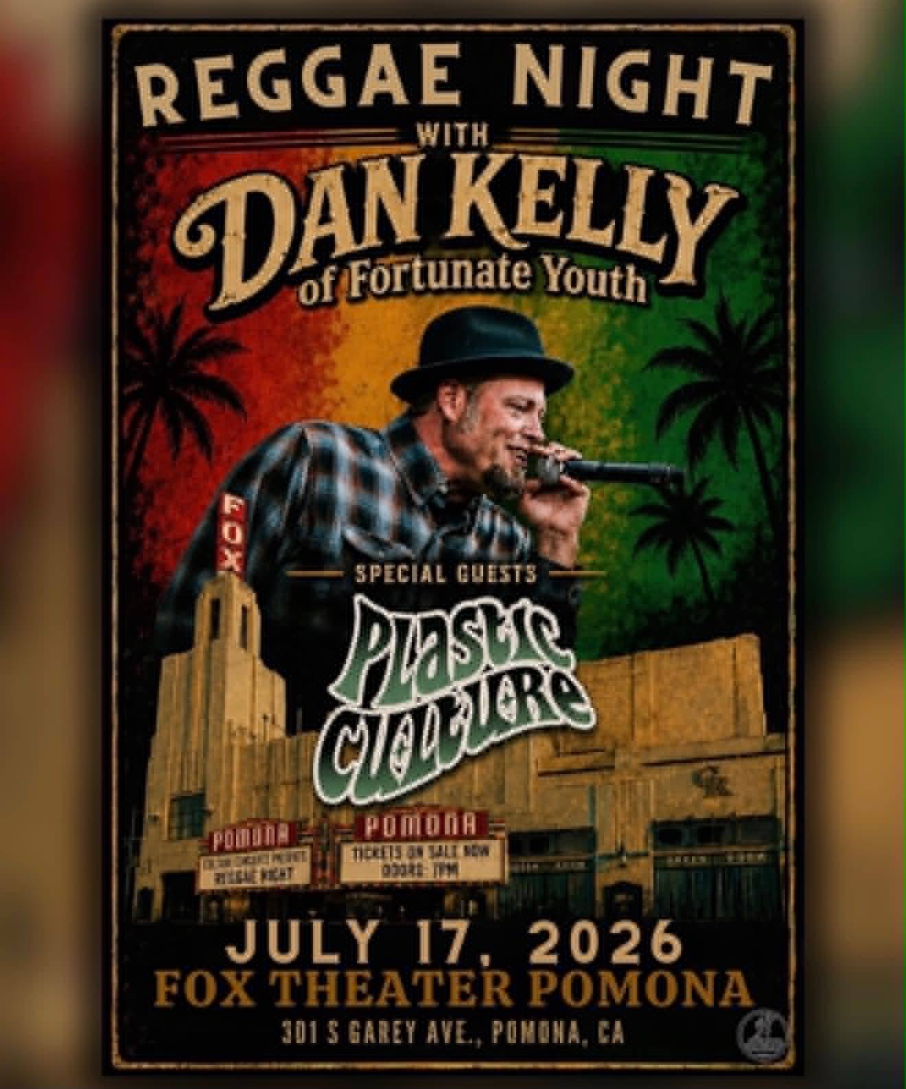 Reggae Night with Dan Kelly