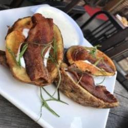 Loaded potato skins